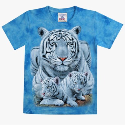 Tričko s bílým tygrem TD 130
